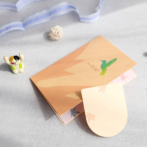 LOVELY HUMMINGBIRD POP-UP CARD