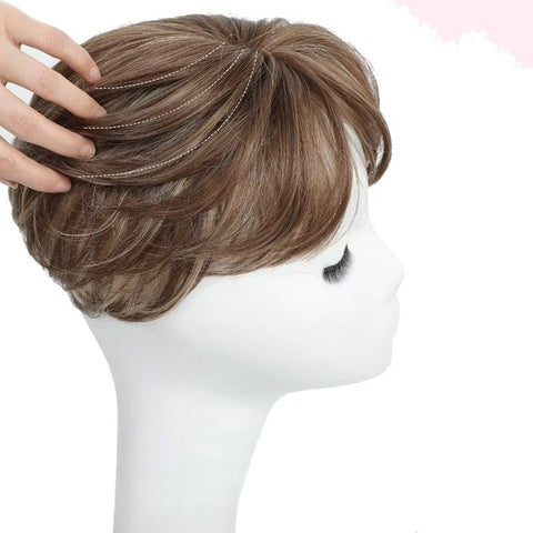 2025 Hot Sale Breathable&Natural Short Hair Topper For Women With Thinning Hair