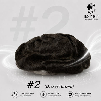 Full Germany LaceA durable, stable, and natural-looking lace base with a 120%–130% high-density hair option for a fuller hairstyle