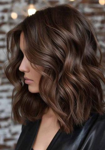 Wavy Style Lace Front Human Natural Hair Toppers for Women Add Fuller Hair Instantly