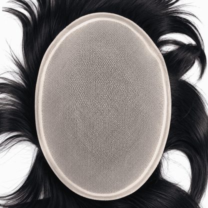 Viral Video Same Style Men’s Wig with Realistic Scalp, Natural-Looking Hairpiece for Southeast Asian Men（Buy One, Get One Free ）
