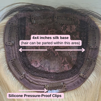 Natural Hair Toppers With Bangs For Women Adding Hair Volume Topper