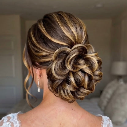 Large Messy Hair Bun Curly Synthetic hair