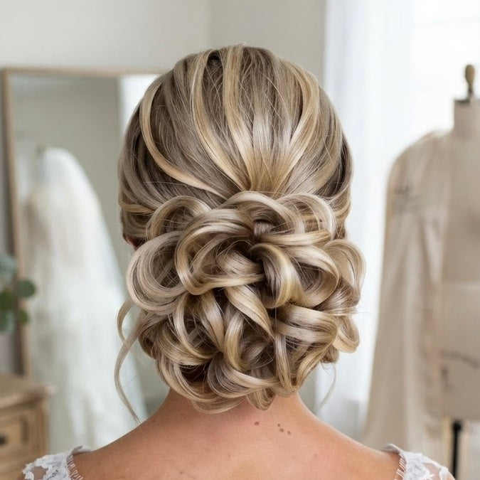 Large Messy Hair Bun Curly Synthetic hair