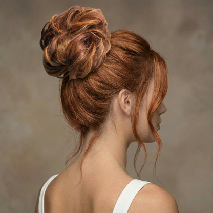 Large Messy Hair Bun Curly Synthetic hair