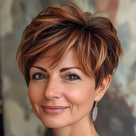 2025 Hot Sale Breathable&Natural Short Hair Topper For Women With Thinning Hair