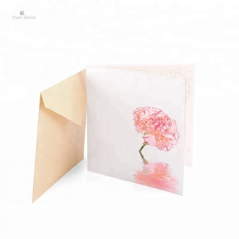 Flower greeting card