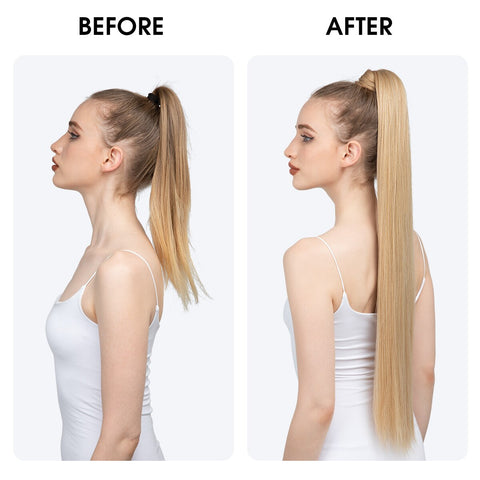 Wrap Around Straight Ponytail