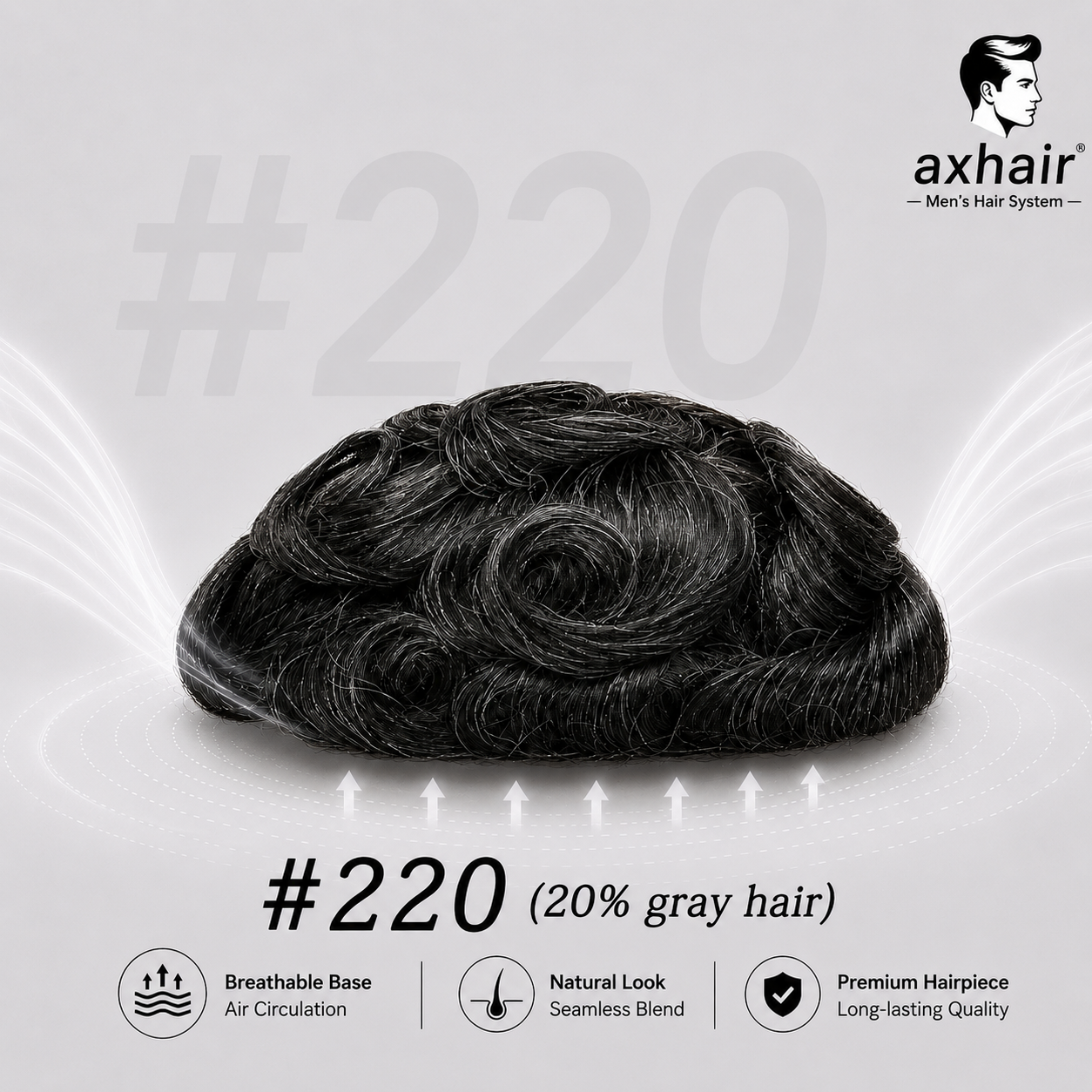 Full Swiss Lace: Hair System for Bald Men  Full Swiss Lace Base | Best for Active Lifestyle