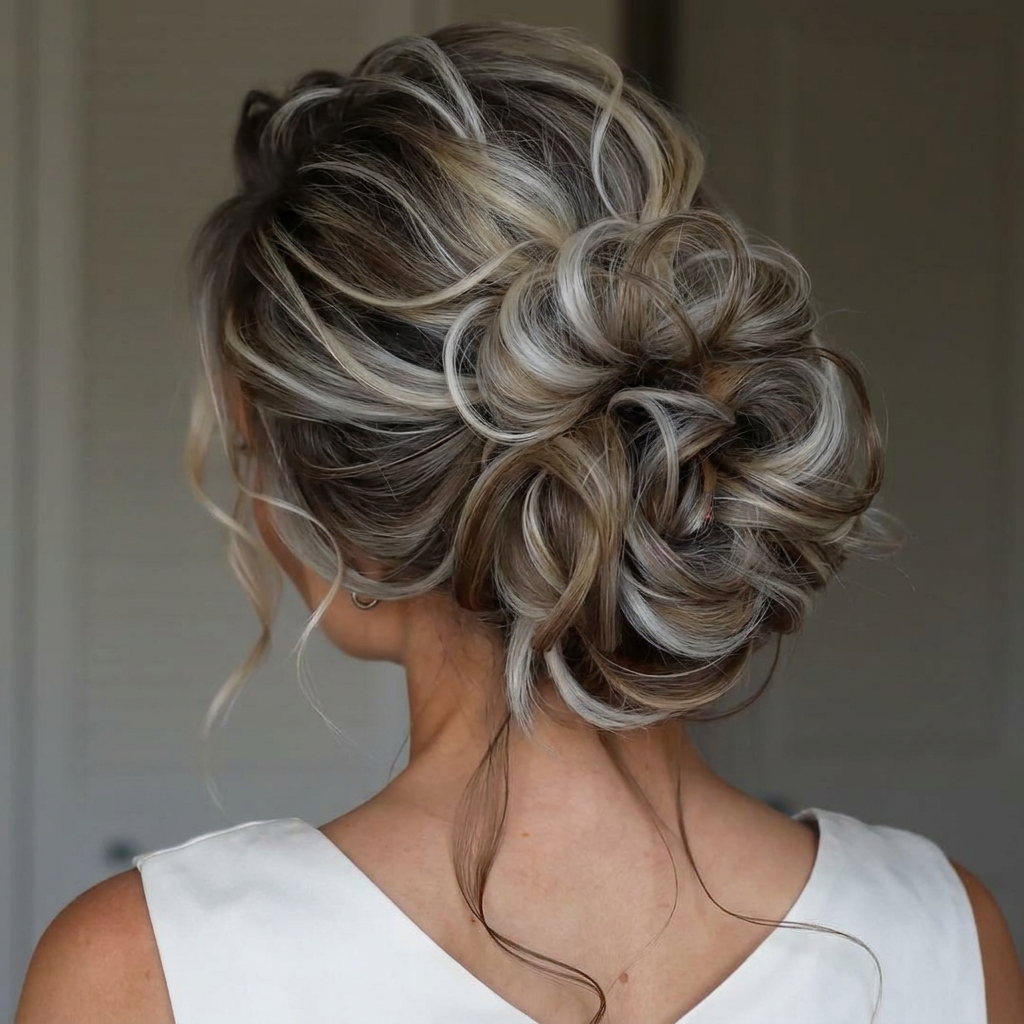 Large Messy Hair Bun Curly Synthetic hair