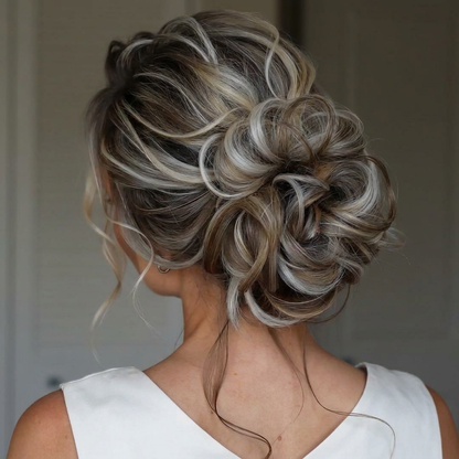 Large Messy Hair Bun Curly Synthetic hair