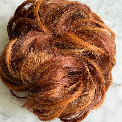 Large Messy Hair Bun Curly Synthetic hair
