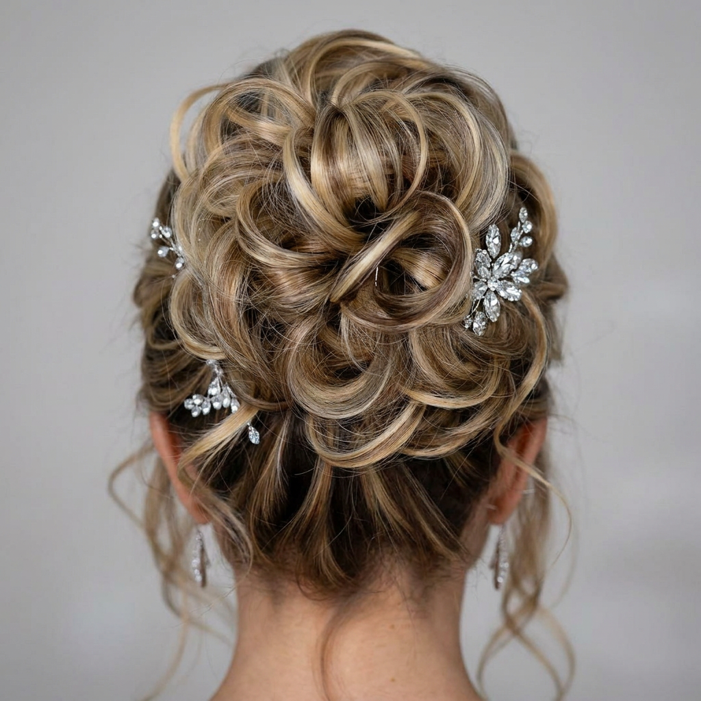 Large Messy Hair Bun Curly Synthetic hair
