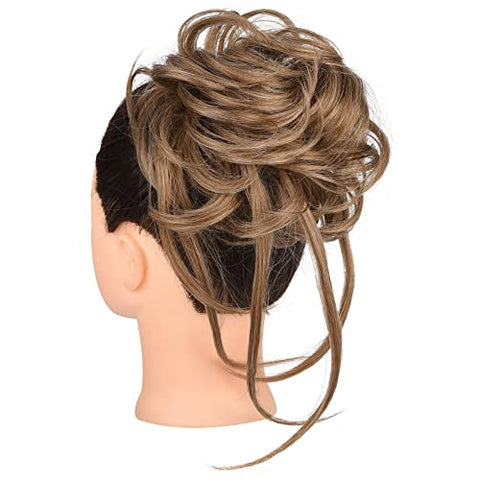 Long Tousled Updo Hair Bun