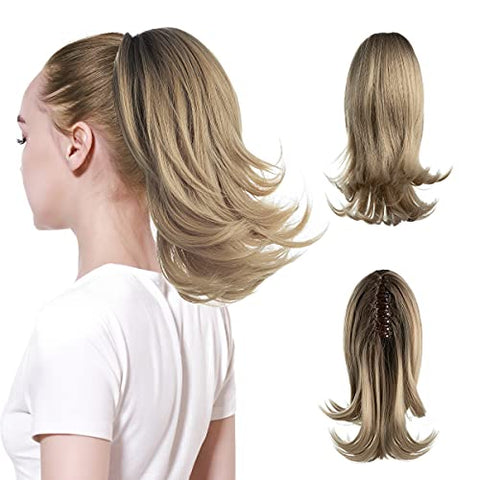 12 Inch Short Curly Claw Clip Ponytail Extension