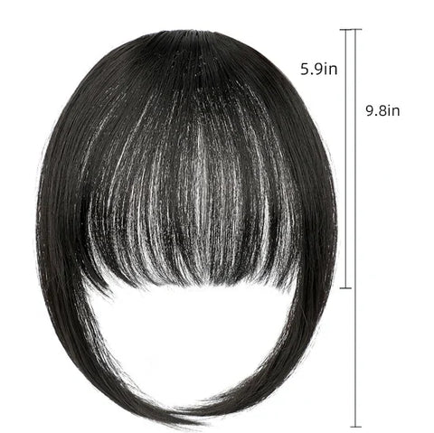 🎀Clip in Bangs (High temperature filament) ---Buy 2 Get 1 Free