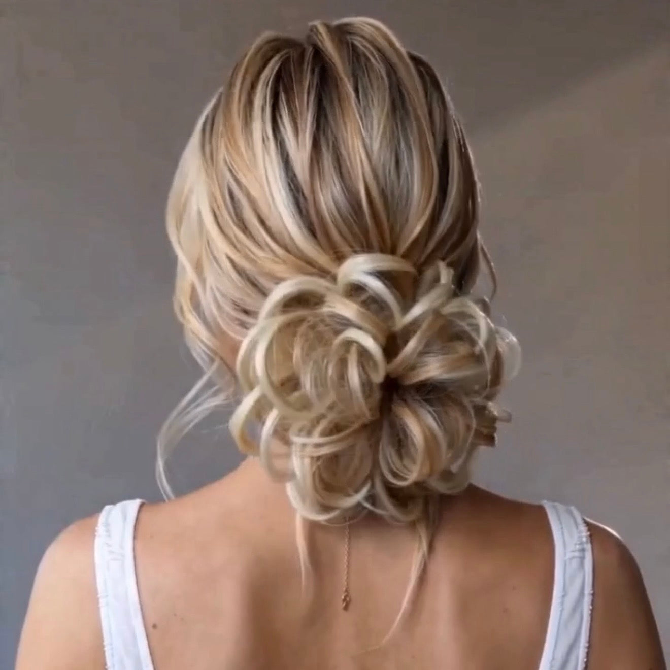 Large Messy Hair Bun Curly Synthetic hair