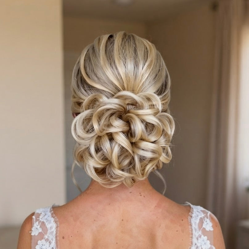 Large Messy Hair Bun Curly Synthetic hair