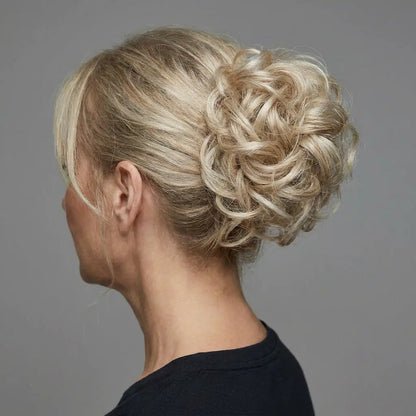 Large Messy Hair Bun Curly Synthetic hair
