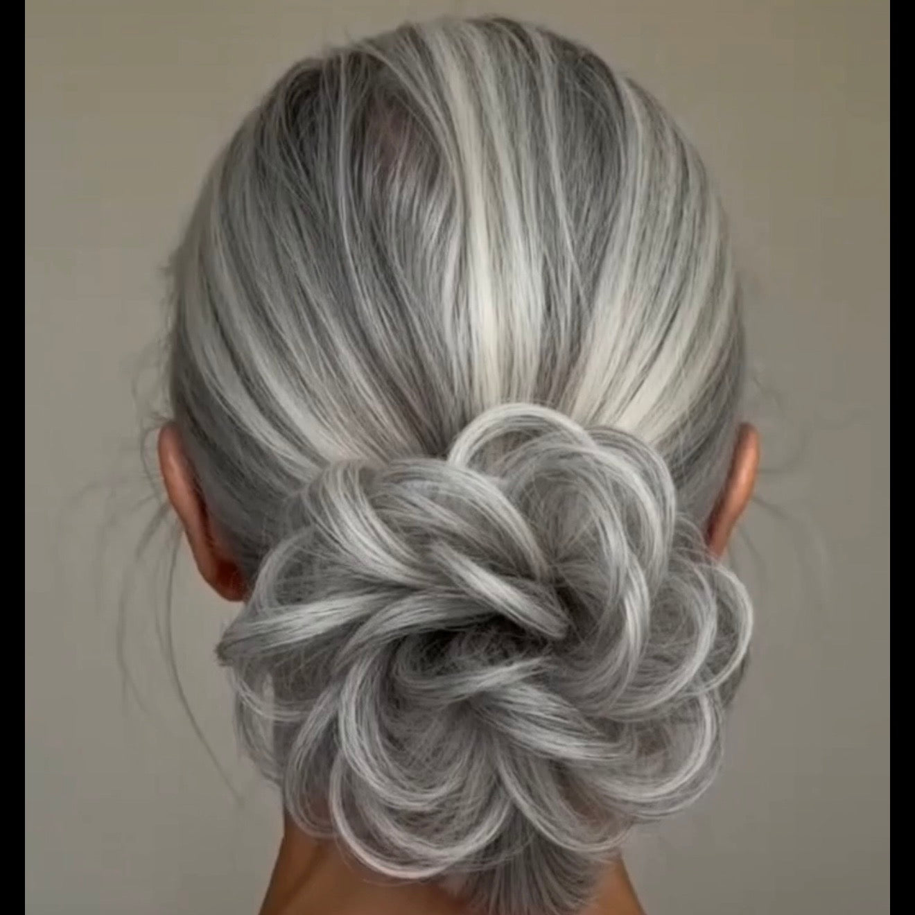 Large Messy Hair Bun Curly Synthetic hair