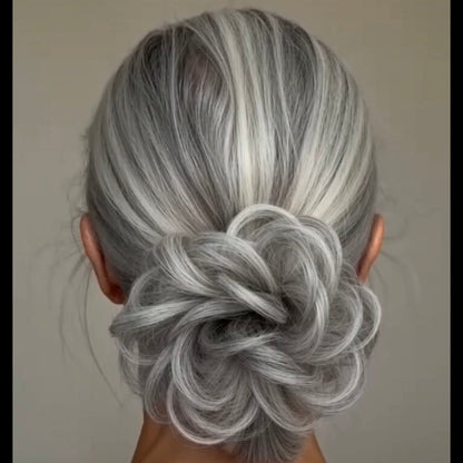 Large Messy Hair Bun Curly Synthetic hair