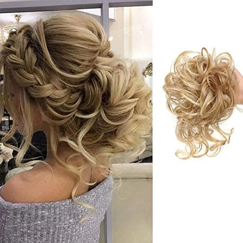 Claw Hair Bun Messy Curly Hair Bun