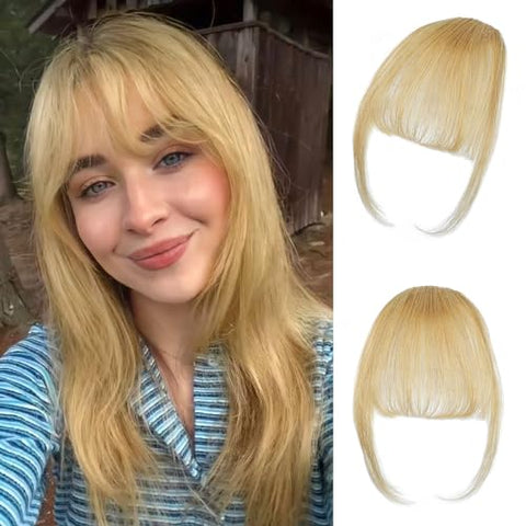 100% Real Human Clip in Bangs