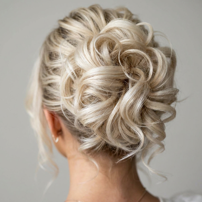 Large Messy Hair Bun Curly Synthetic hair