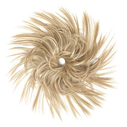 Tousled Updo Messy Bun Hair Piece