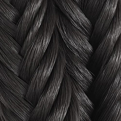 Long Braided Ponytail Extension with Hair