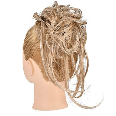 Long Tousled Updo Hair Bun