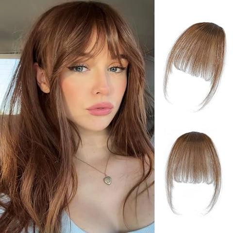 100% Real Human Clip in Bangs