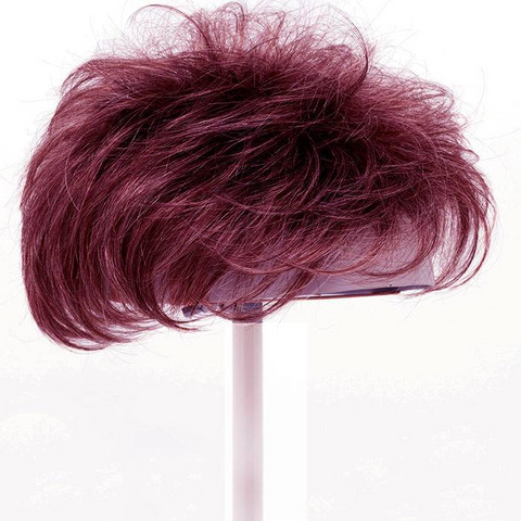 4"-6" Short hair topper to add volume, cover regrowth or thin hair patches