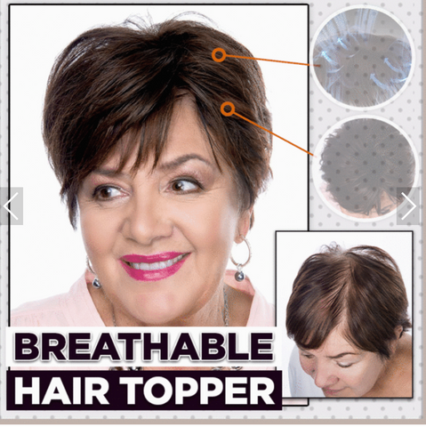 Cover Thinning Crown with this Magic Hair Topper, Super Natural