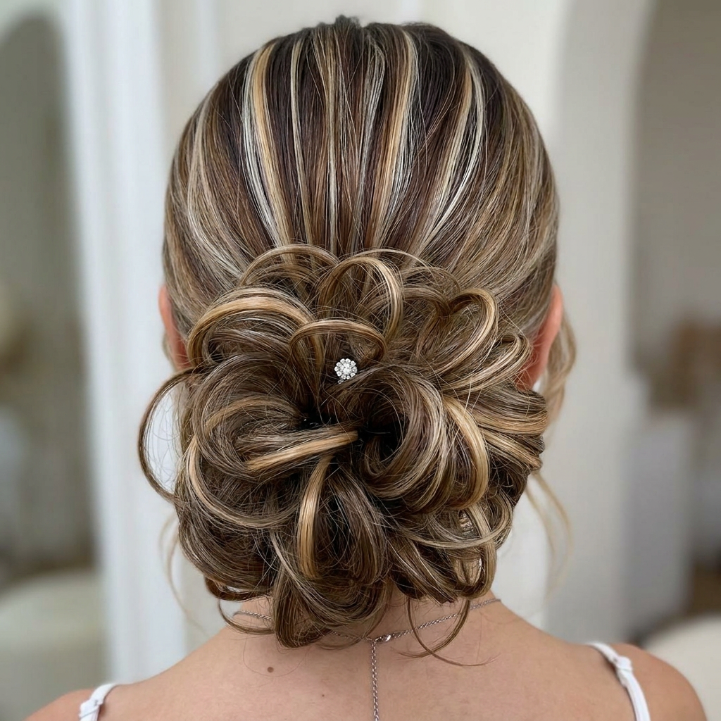 Large Messy Hair Bun Curly Synthetic hair