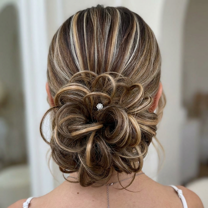 Large Messy Hair Bun Curly Synthetic hair