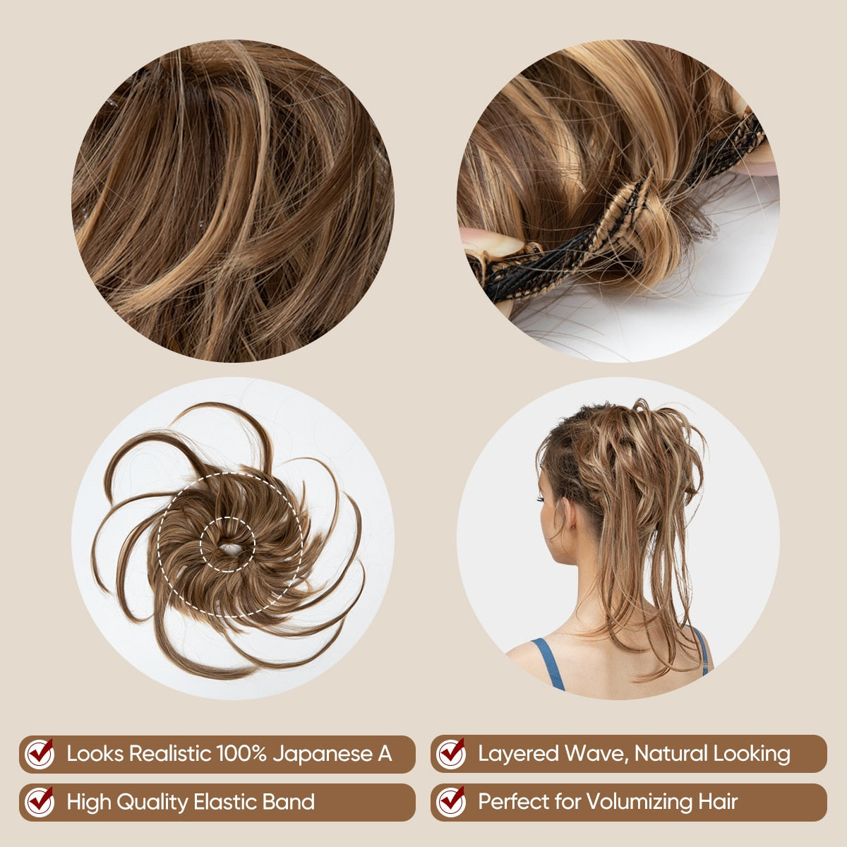 Messy Bun Hairpieces