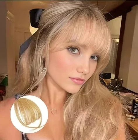 🎀Clip in Bangs (High temperature filament) ---Buy 2 Get 1 Free