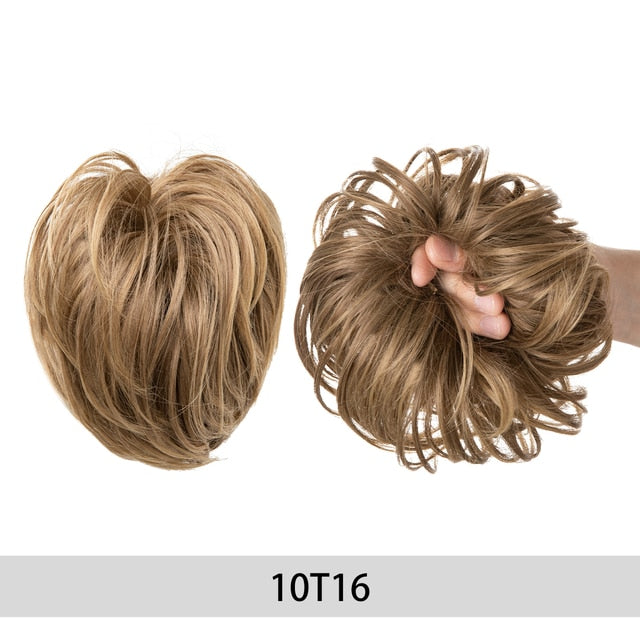 Hair Bun Ponytail Straight Bun