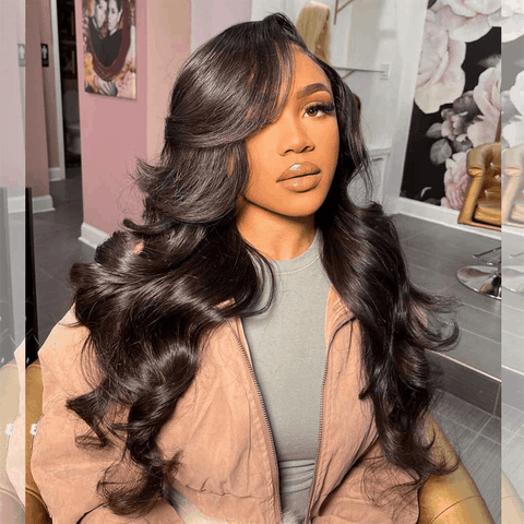 Flash Sale Wear Go Body Wave Lace Wig Glueless Pre-Cut Lace Wig Human Hair Wig