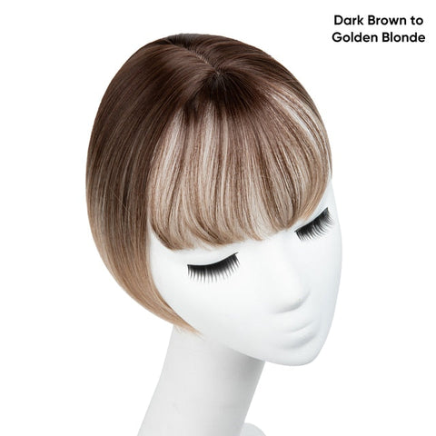 Clip in Hair With Bangs Overhead Natural Invisible Replaceme