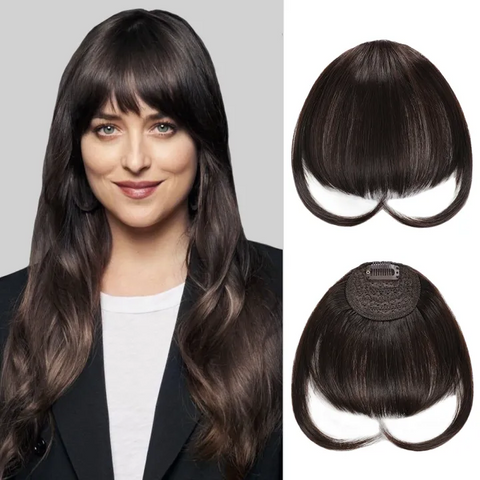 Clip In Bangs Real Remy Human Hair Wispy Bangs French Bangs (#2)