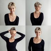 Trendy Gradient Bob Wig – Short Straight Fluffy Cut with Volume & Shine