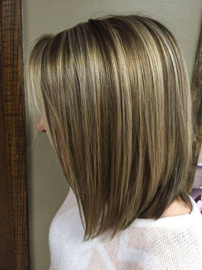Natural Human Hair Topper - Silk Top Base Hair Topper - Straight Hair Natural and Seemless