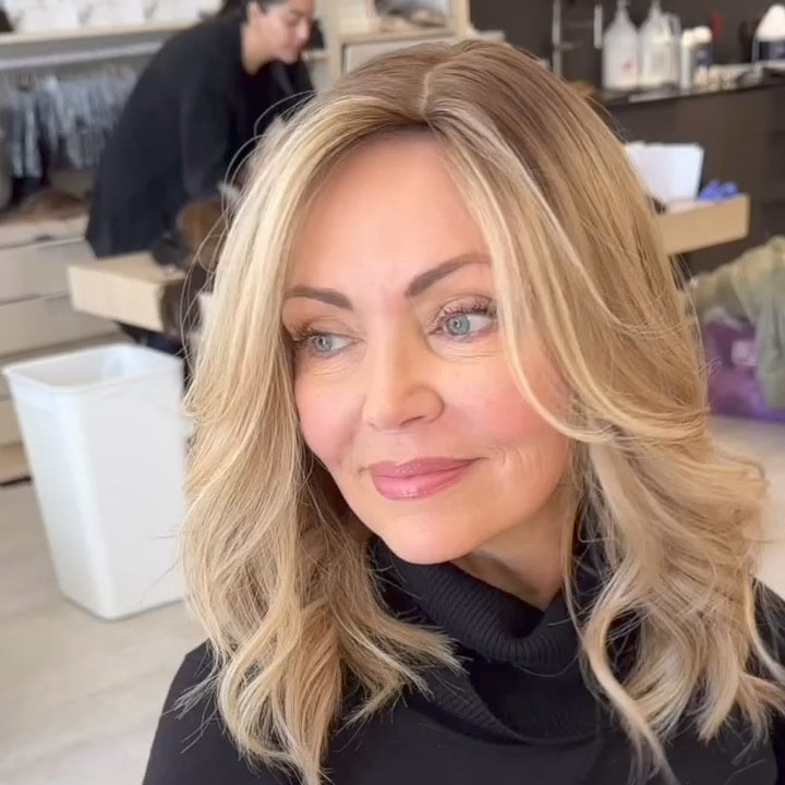 Human Hair Toppers for Women Add Fuller Hair Instantly-Suitable for all head sizes