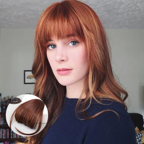 🎀Clip in Bangs (High temperature filament) ---Buy 2 Get 1 Free