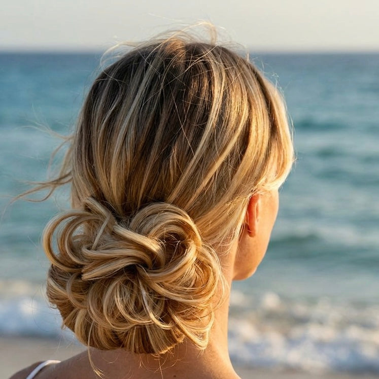 Large Messy Hair Bun Curly Synthetic hair