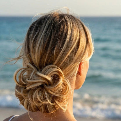 Large Messy Hair Bun Curly Synthetic hair