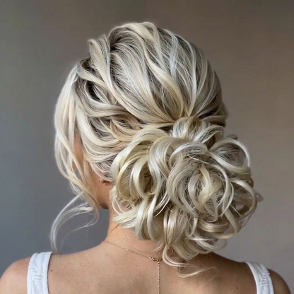 Large Messy Hair Bun Curly Synthetic hair