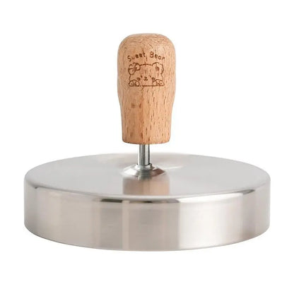 Stainless Steel Burger Press - 1Pc Nonstick Burger Patty Maker Mold, Sturdy Metal Meat Smasher, Multifunctional Kitchen Utensil for Home/Commercial Use to Make Round Patties, Burguer Patty Maker